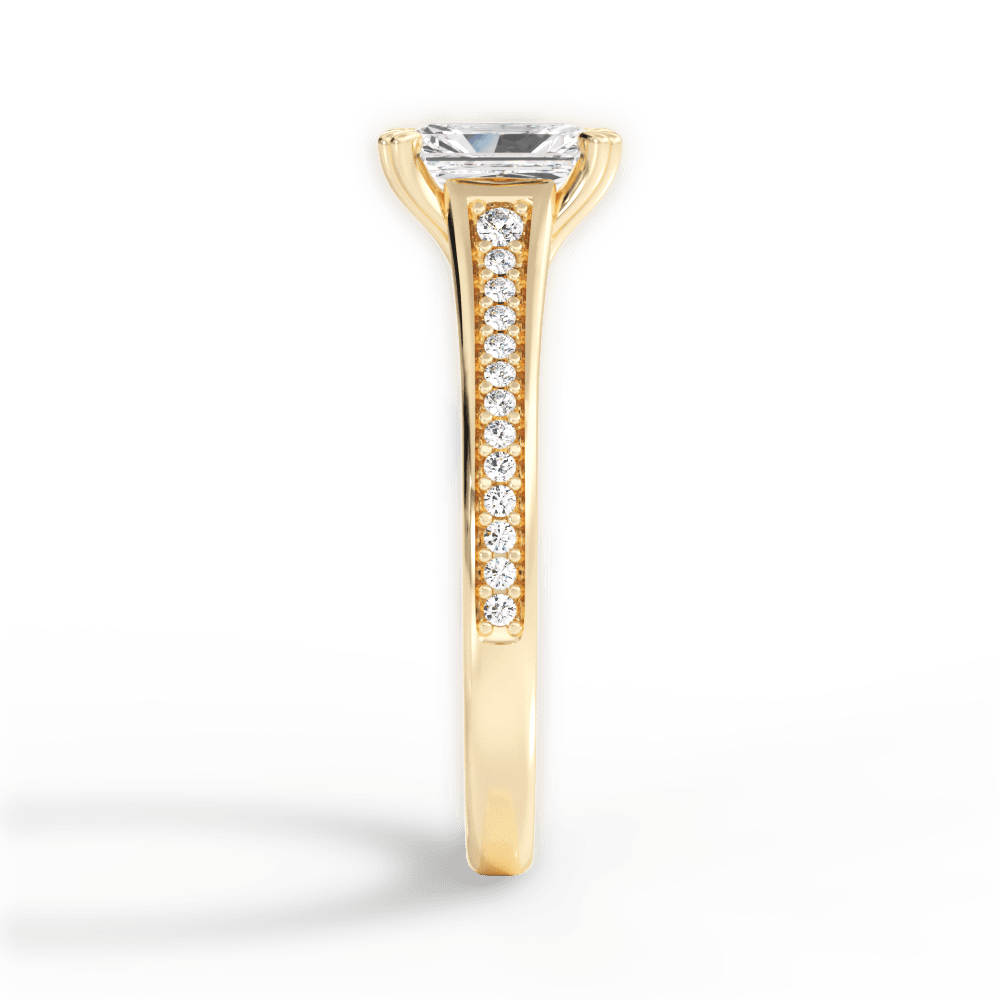 14kt Yellow Gold/18kt Yellow Gold/radiant/perspective