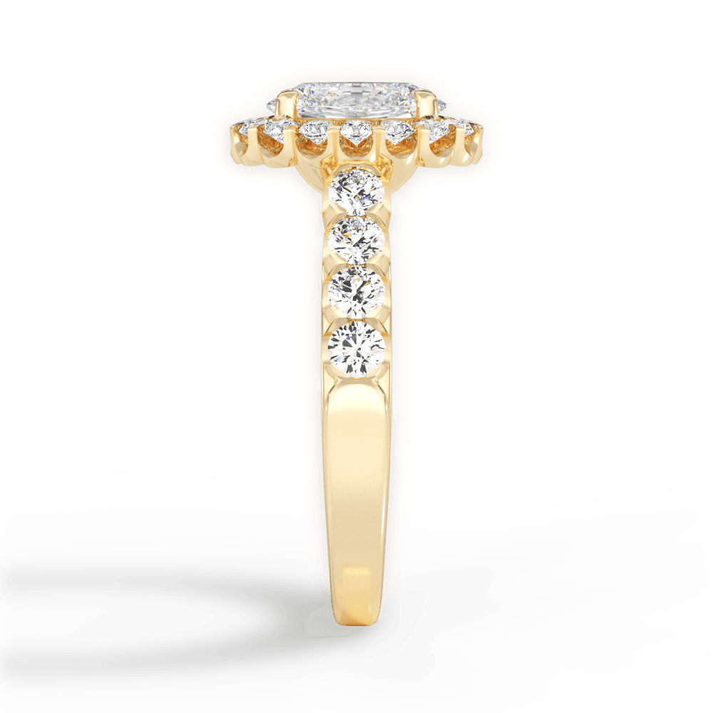 14kt Yellow Gold/18kt Yellow Gold/oval/perspective