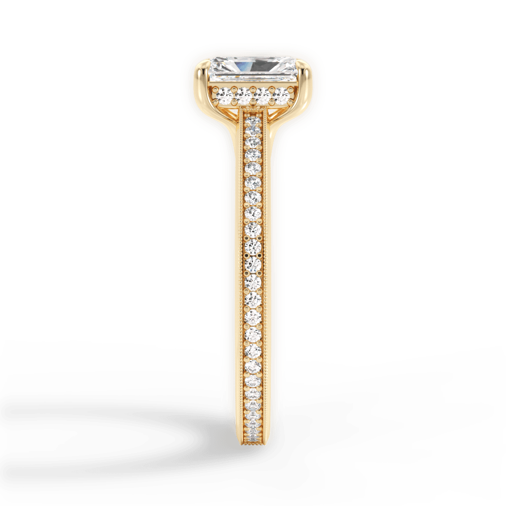 14kt Yellow Gold/18kt Yellow Gold/radiant/perspective