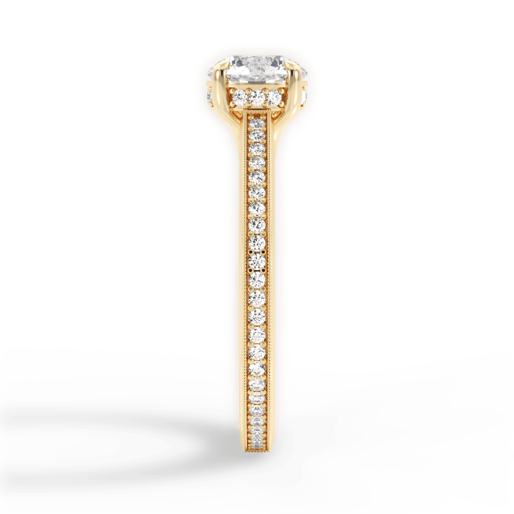 14kt Yellow Gold/18kt Yellow Gold/round/perspective