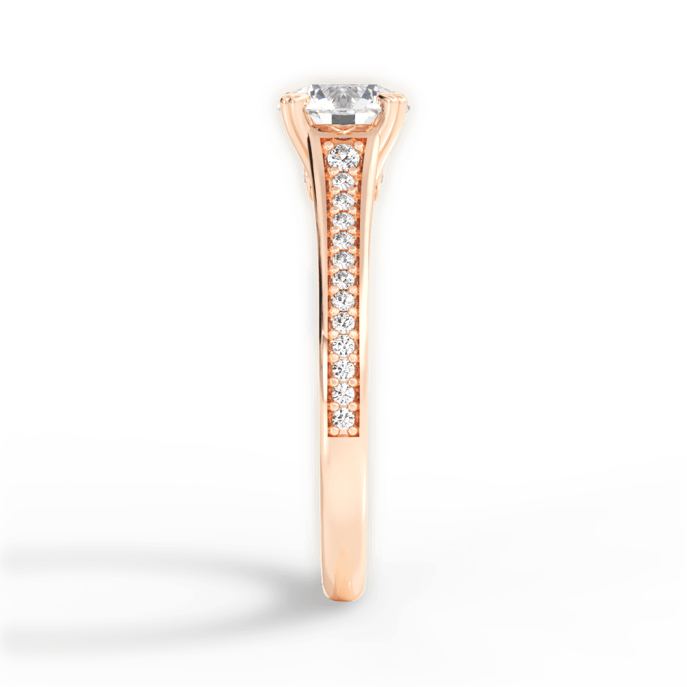 14kt Rose Gold/18kt Rose Gold/round/perspective