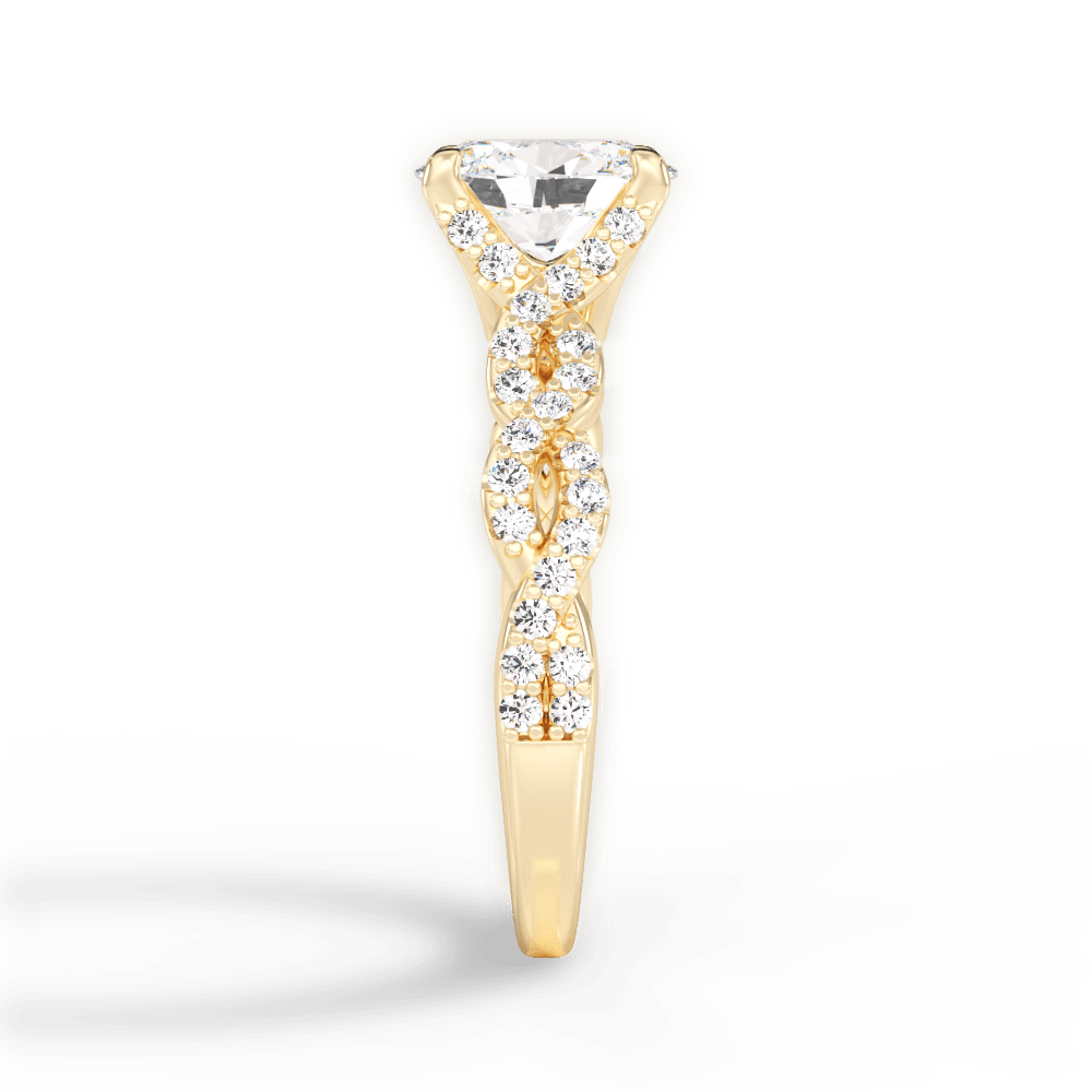 14kt Yellow Gold/18kt Yellow Gold/oval/perspective