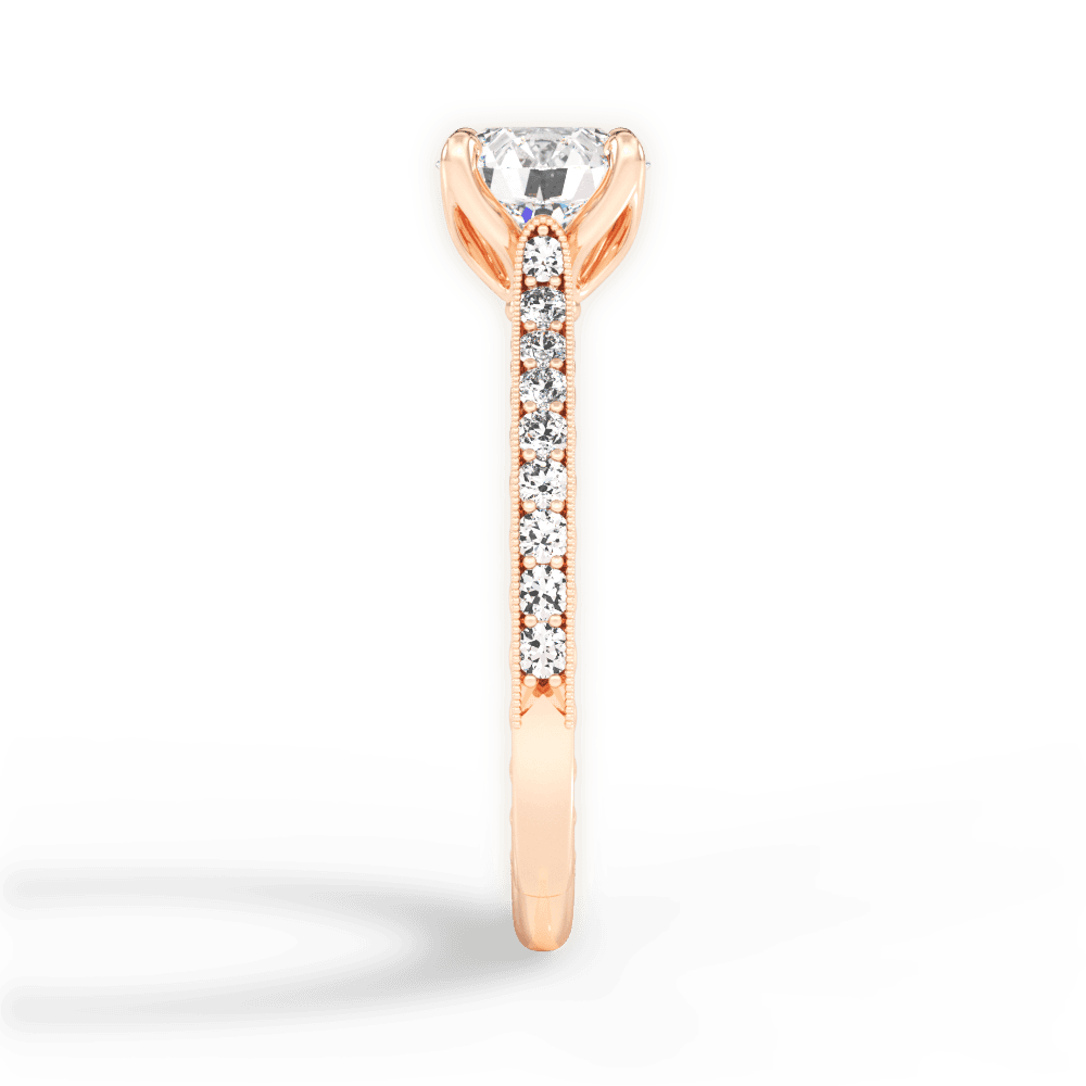 14kt Rose Gold/18kt Rose Gold/round/perspective