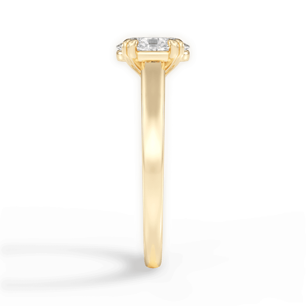 14kt Yellow Gold/18kt Yellow Gold/oval/perspective