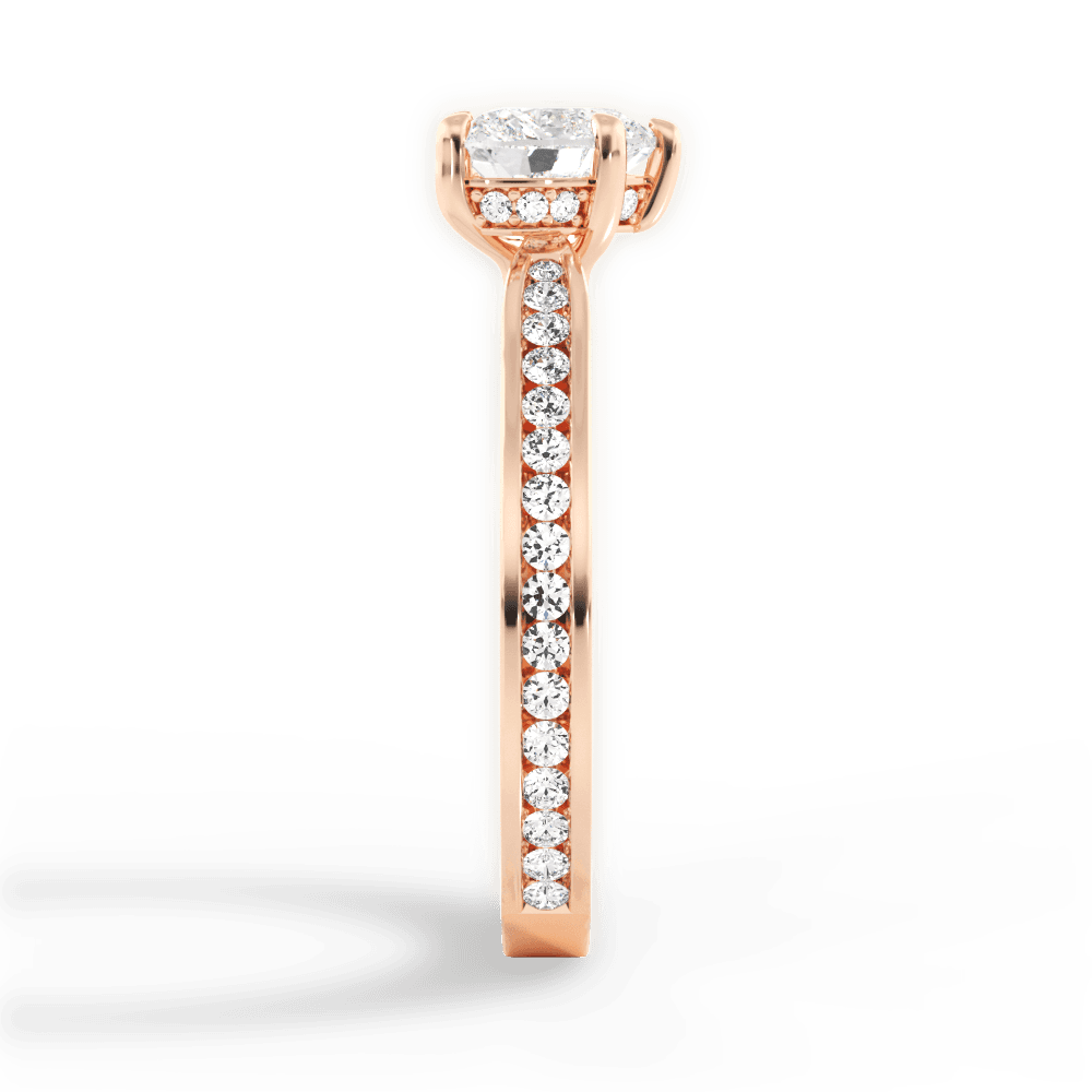 14kt Rose Gold/18kt Rose Gold/heart/perspective