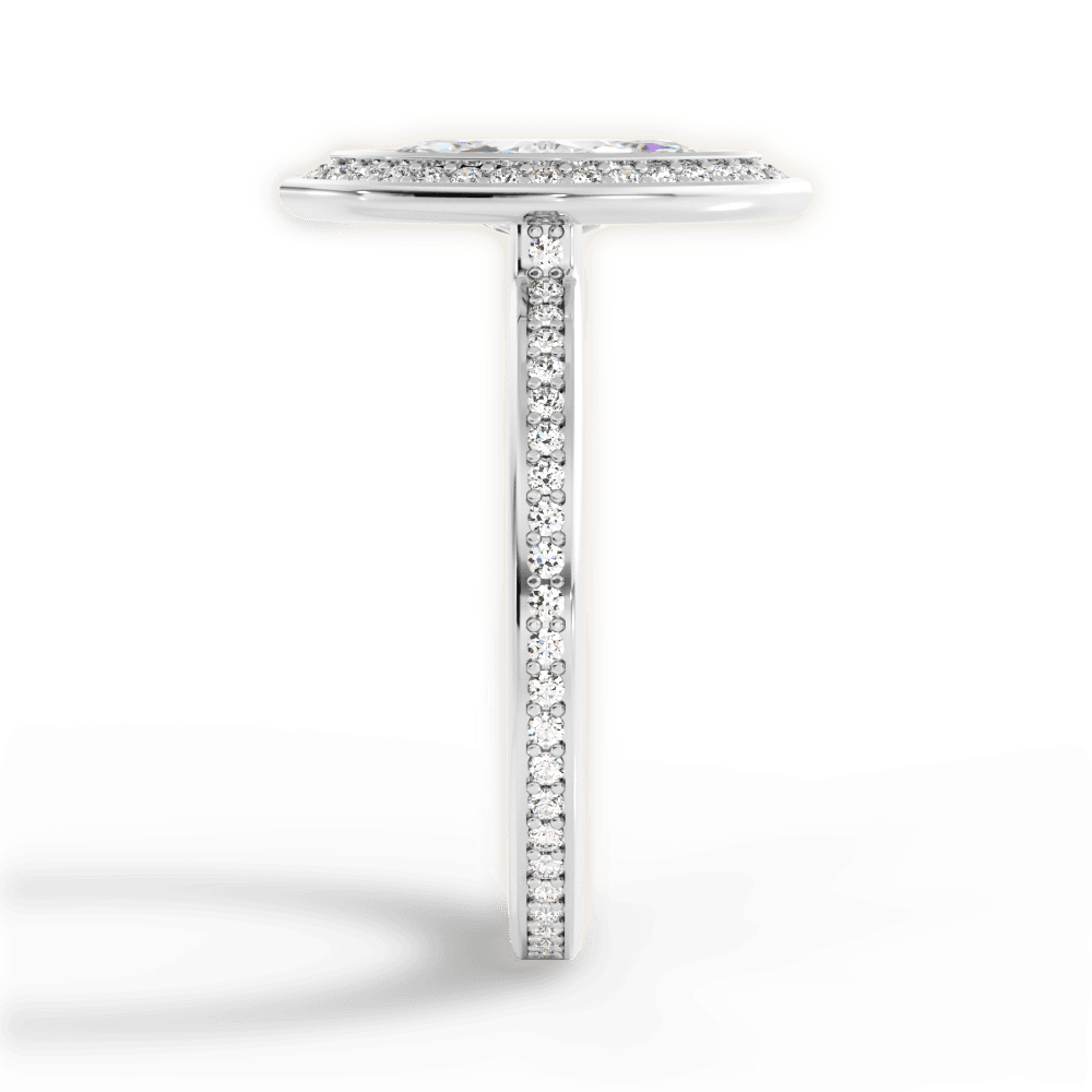 14kt White Gold/18kt White Gold/Platinum/marquise/perspective