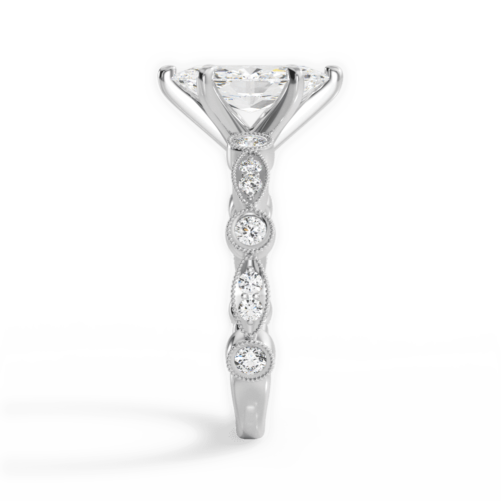 14kt White Gold/18kt White Gold/Platinum/marquise/perspective