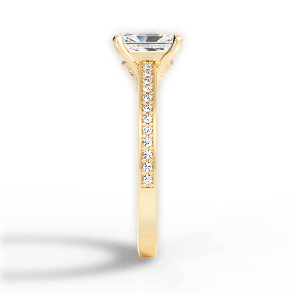 14kt Yellow Gold/18kt Yellow Gold/radiant/perspective