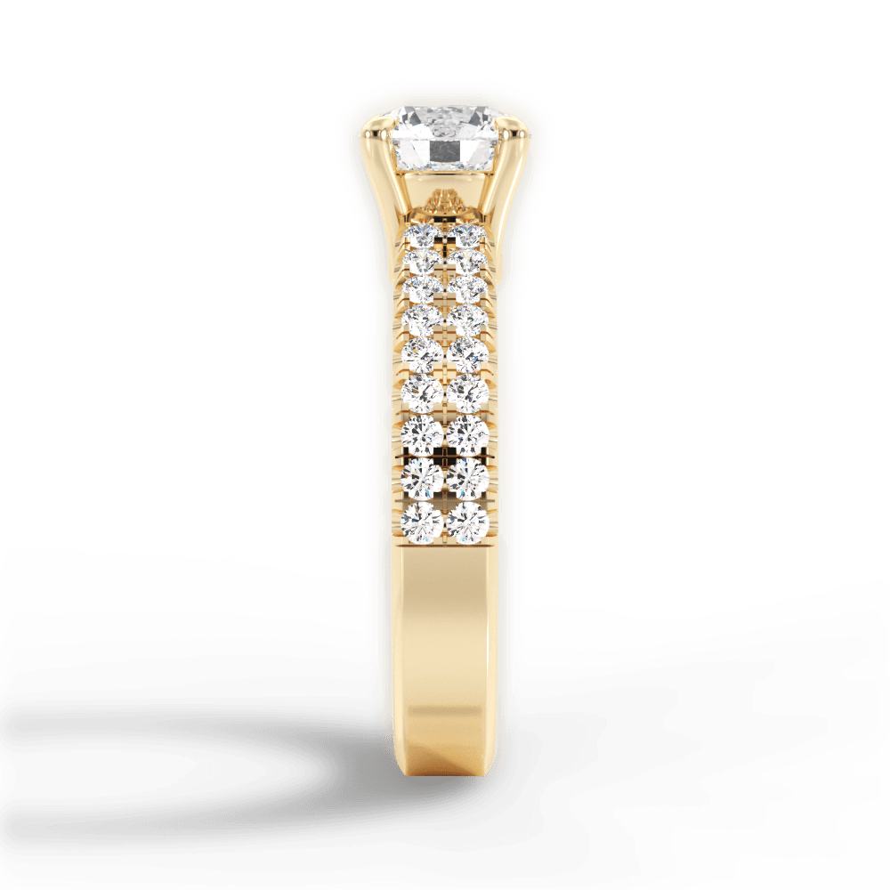 14kt Yellow Gold/18kt Yellow Gold/round/perspective