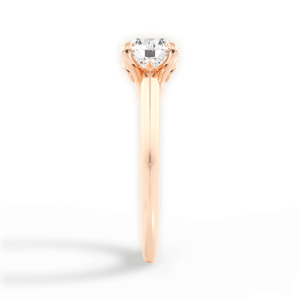14kt Rose Gold/18kt Rose Gold/round/perspective