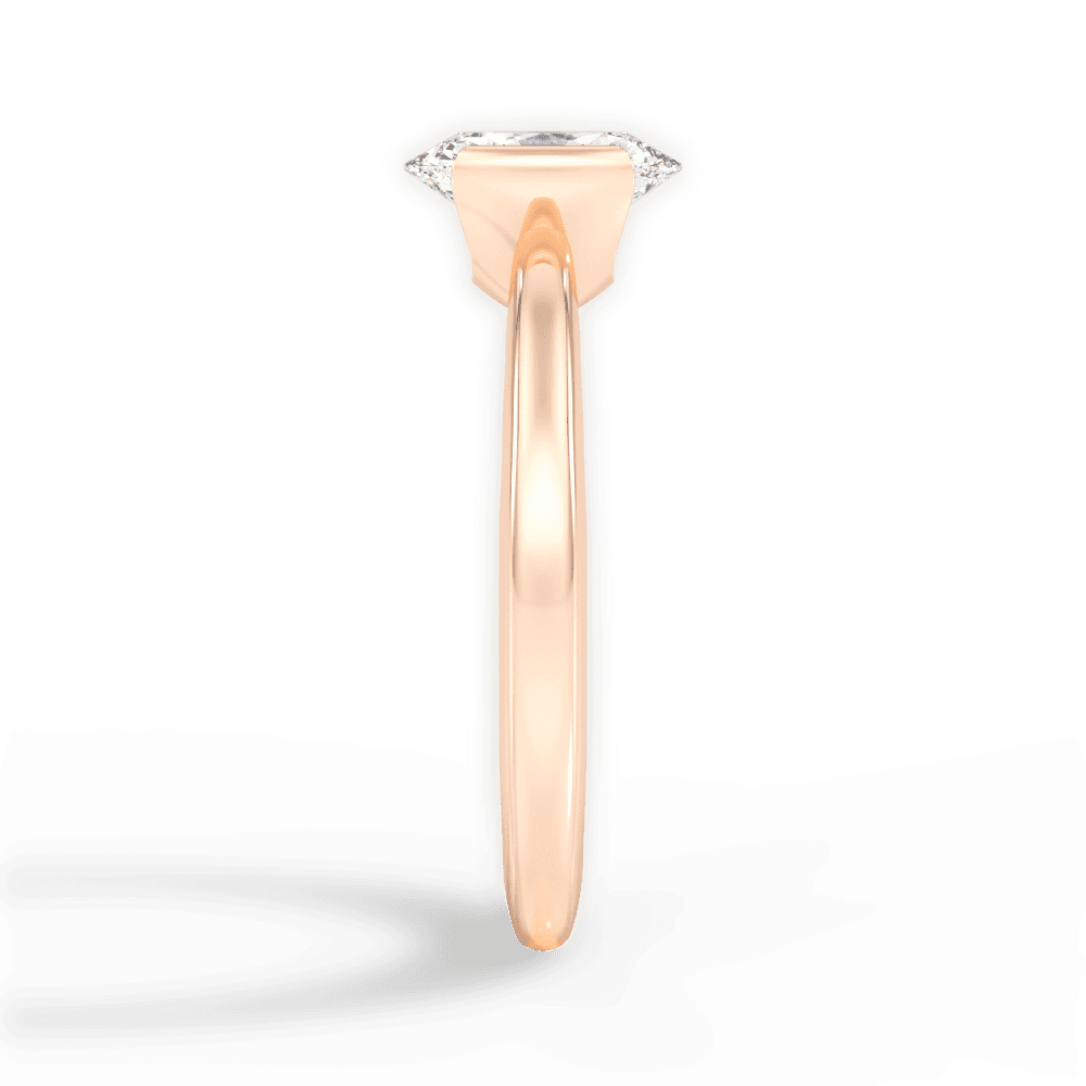 14kt Rose Gold/18kt Rose Gold/oval/perspective