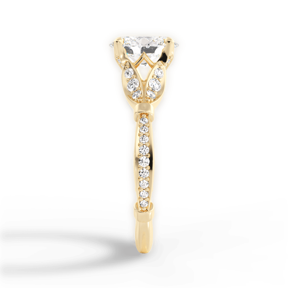 14kt Yellow Gold/18kt Yellow Gold/oval/perspective