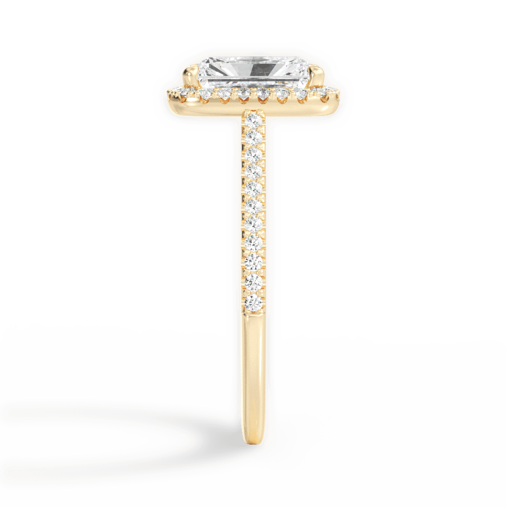 14kt Yellow Gold/18kt Yellow Gold/radiant/perspective
