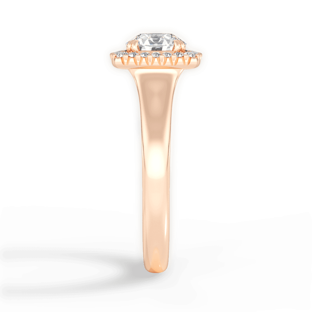 14kt Rose Gold/18kt Rose Gold/round/perspective