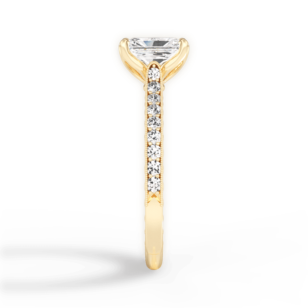 14kt Yellow Gold/18kt Yellow Gold/radiant/perspective