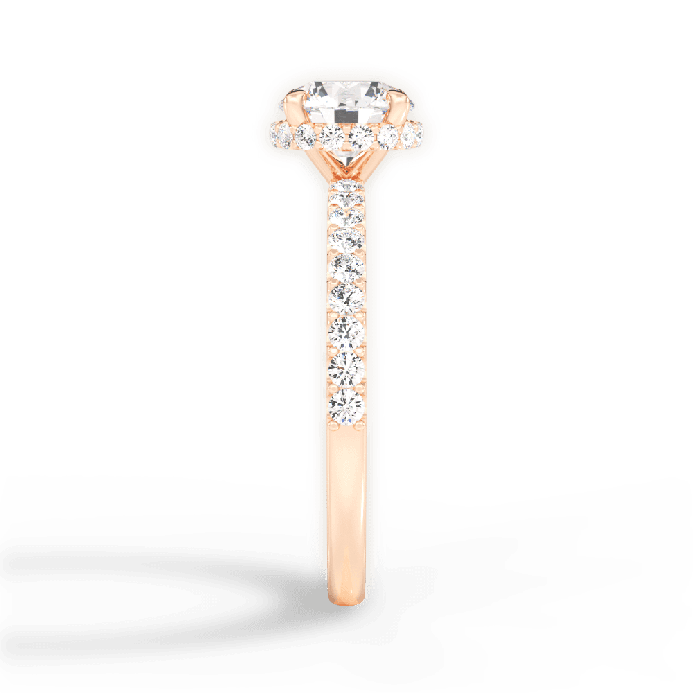 14kt Rose Gold/18kt Rose Gold/round/perspective