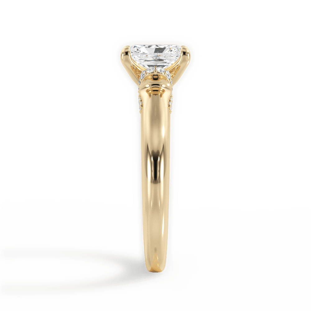 14kt Yellow Gold/18kt Yellow Gold/radiant/perspective
