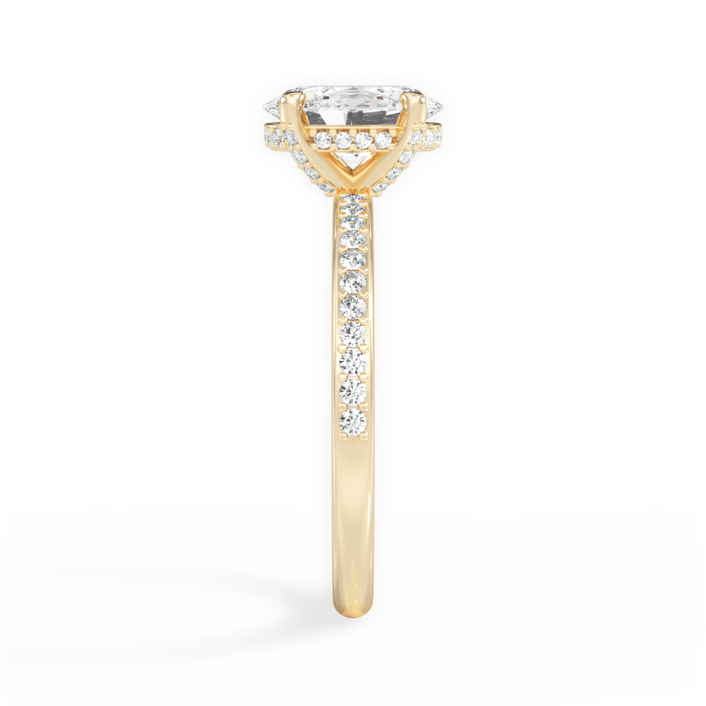 14kt Yellow Gold/18kt Yellow Gold/oval/perspective