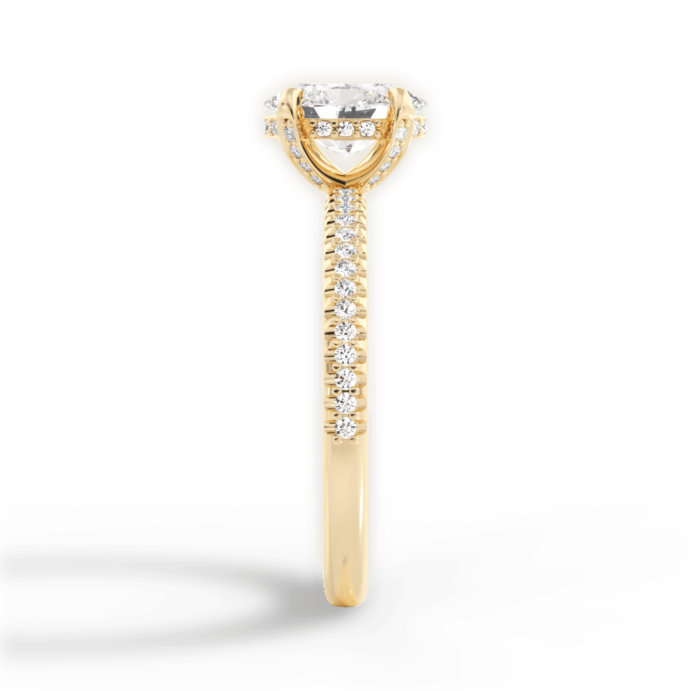 14kt Yellow Gold/18kt Yellow Gold/oval/perspective