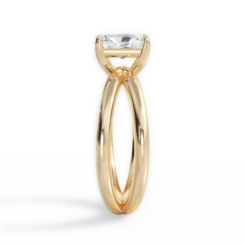 14kt Yellow Gold/18kt Yellow Gold/radiant/perspective