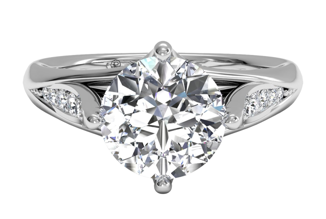 round vintage engagement ring