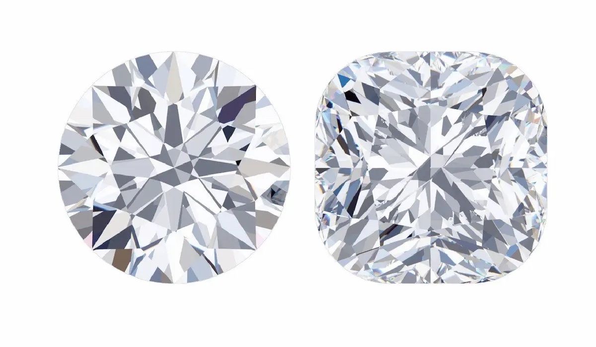 round vs cushion diamond