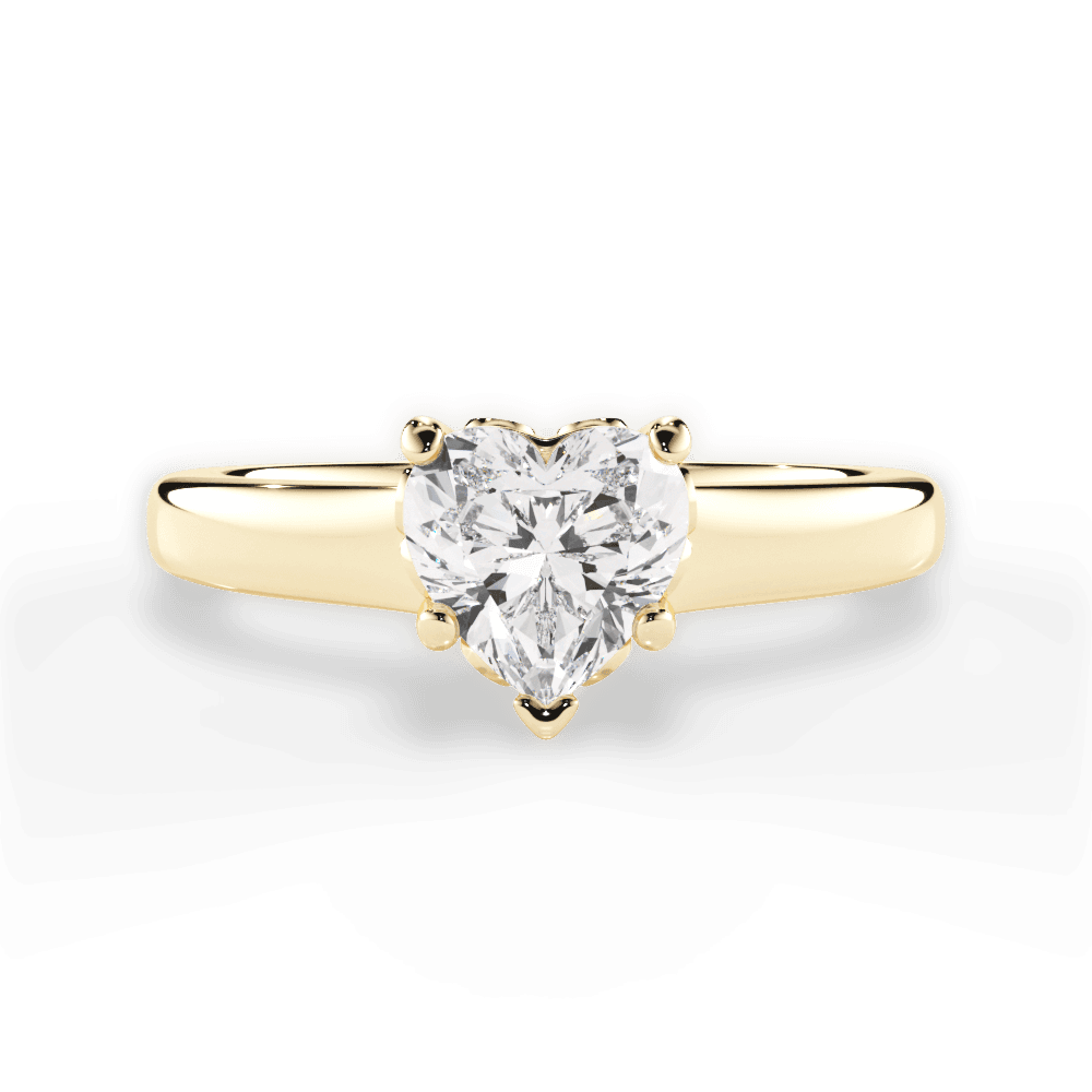 14kt Yellow Gold/18kt Yellow Gold/heart/top