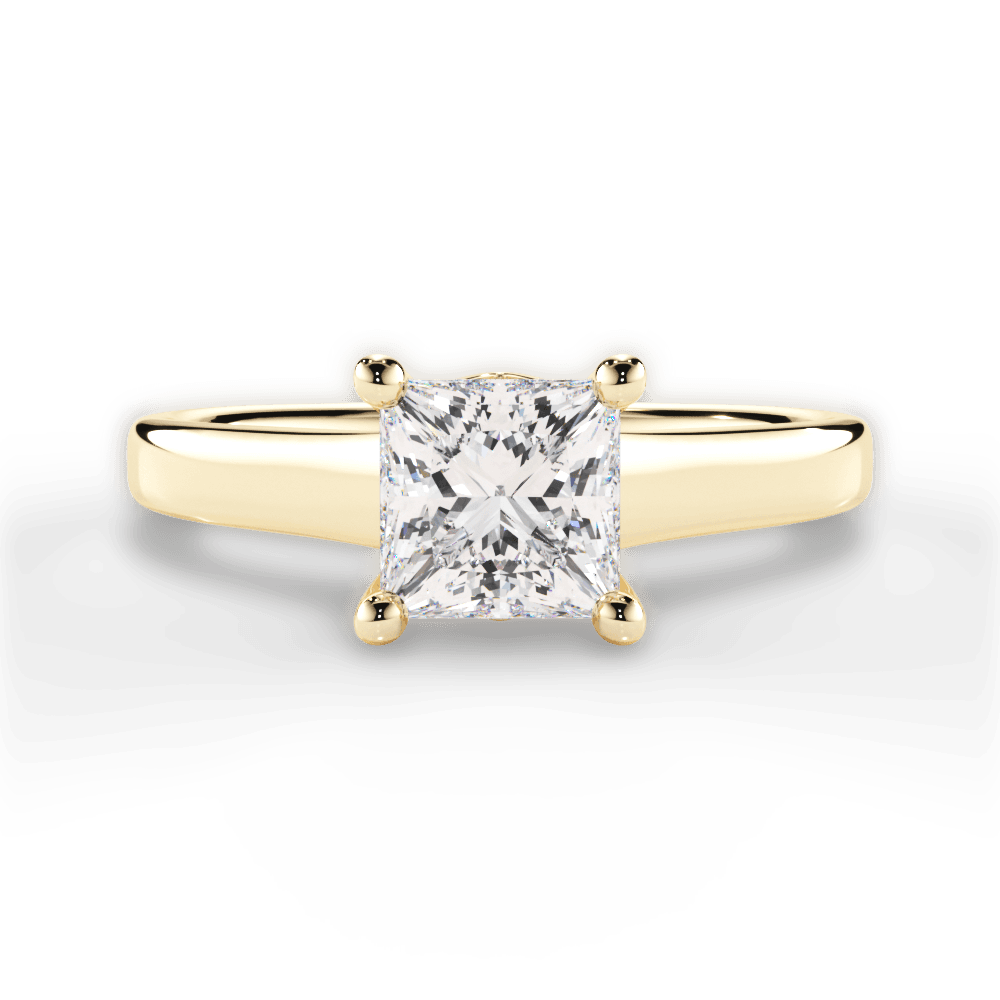 14kt Yellow Gold/18kt Yellow Gold/princess/top