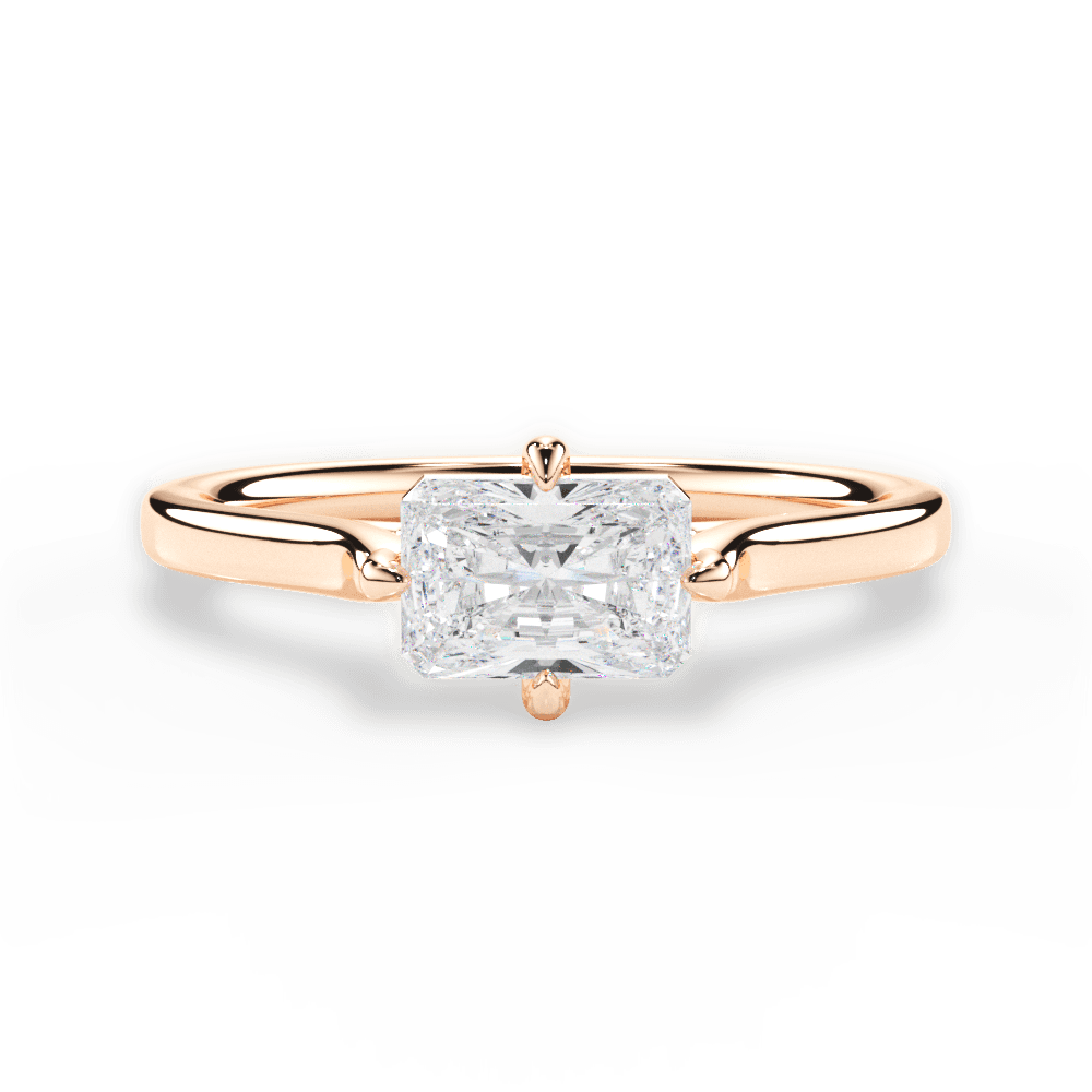 14kt Rose Gold/18kt Rose Gold/radiant/top