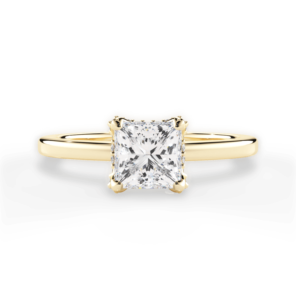 14kt Yellow Gold/18kt Yellow Gold/princess/top