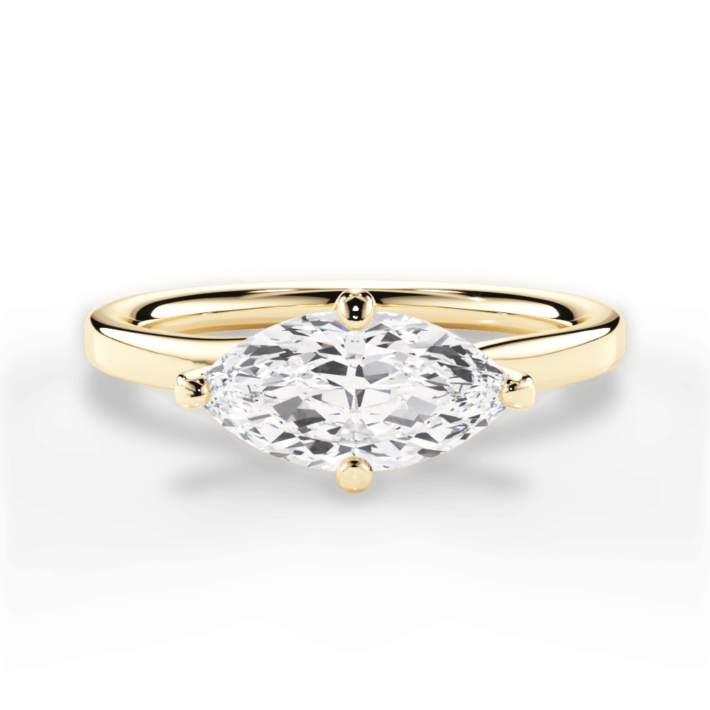 14kt Yellow Gold/18kt Yellow Gold/marquise/top