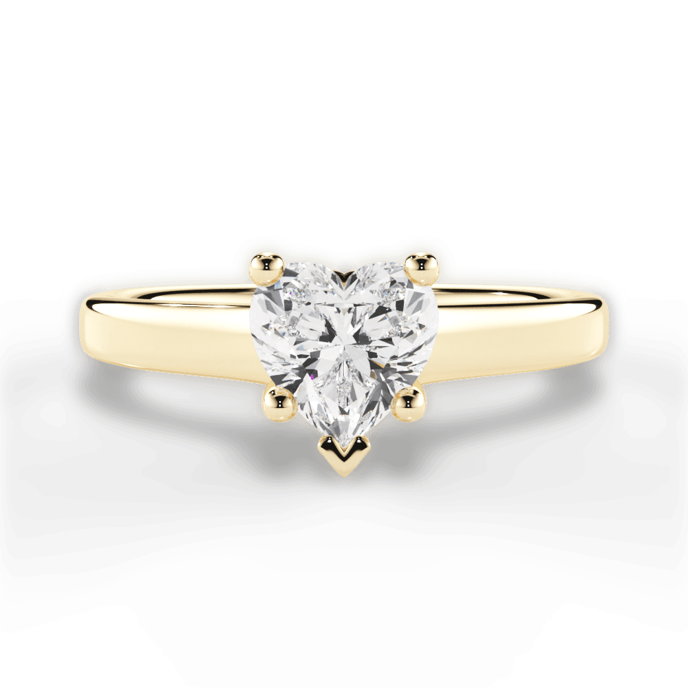 14kt Yellow Gold/18kt Yellow Gold/heart/top