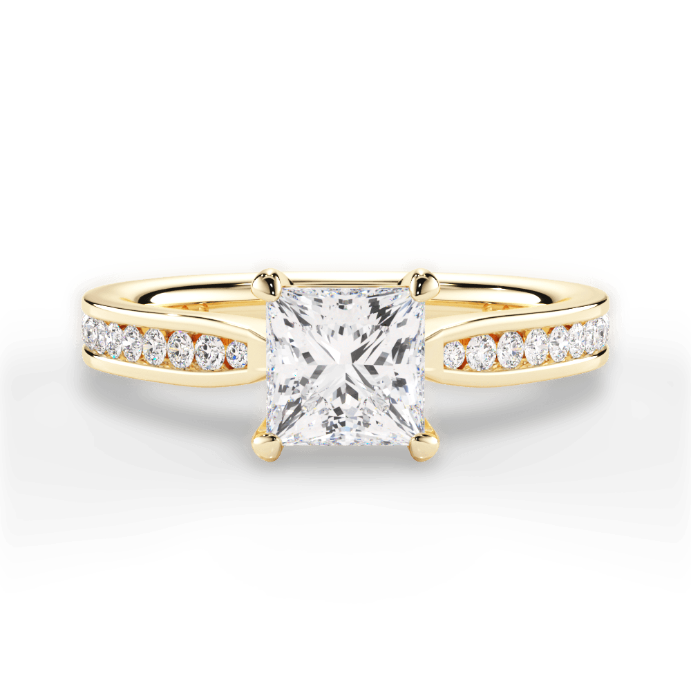 14kt Yellow Gold/18kt Yellow Gold/princess/top