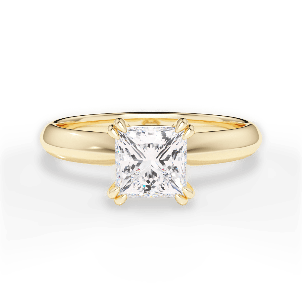 14kt Yellow Gold/18kt Yellow Gold/princess/top