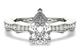 pear side stone engagement ring