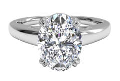 1 Carat Oval Diamond Rings
