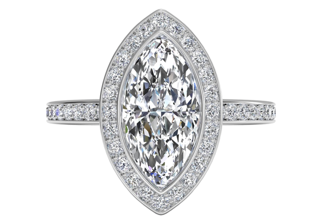 vintage marquise engagement ring