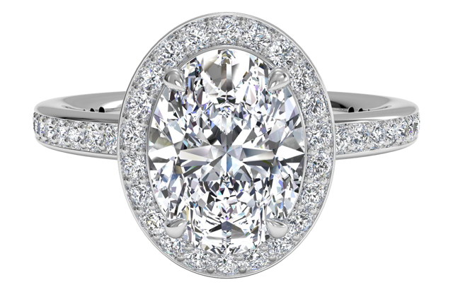 vintage oval engagement ring