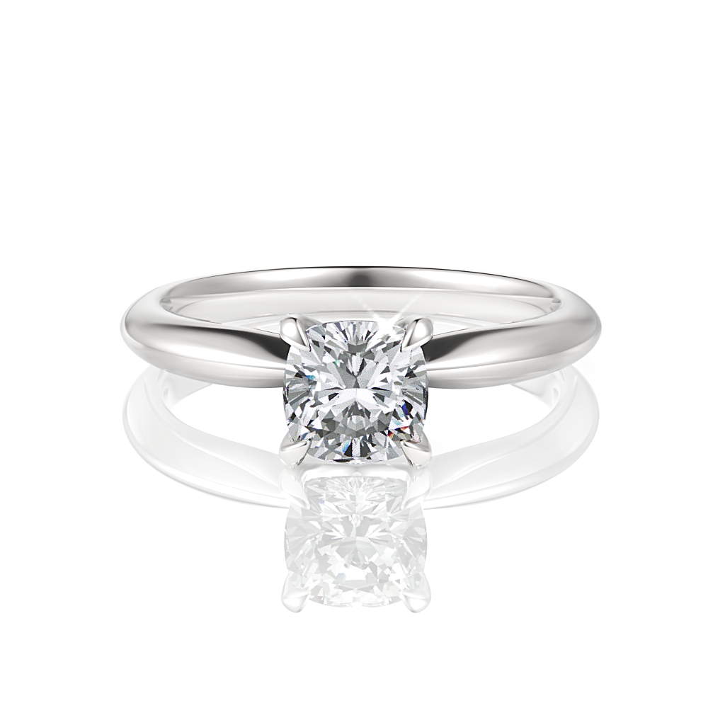 14kt white gold/18kt white gold/platinum/cushion/top sku 1CUZ1417-4
