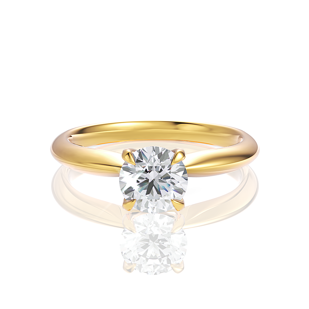 18kt yellow gold/round/top sku 1RZ1417-4