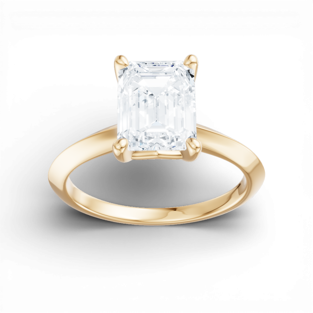 14kt yellow gold/18kt yellow gold/emerald/measurements