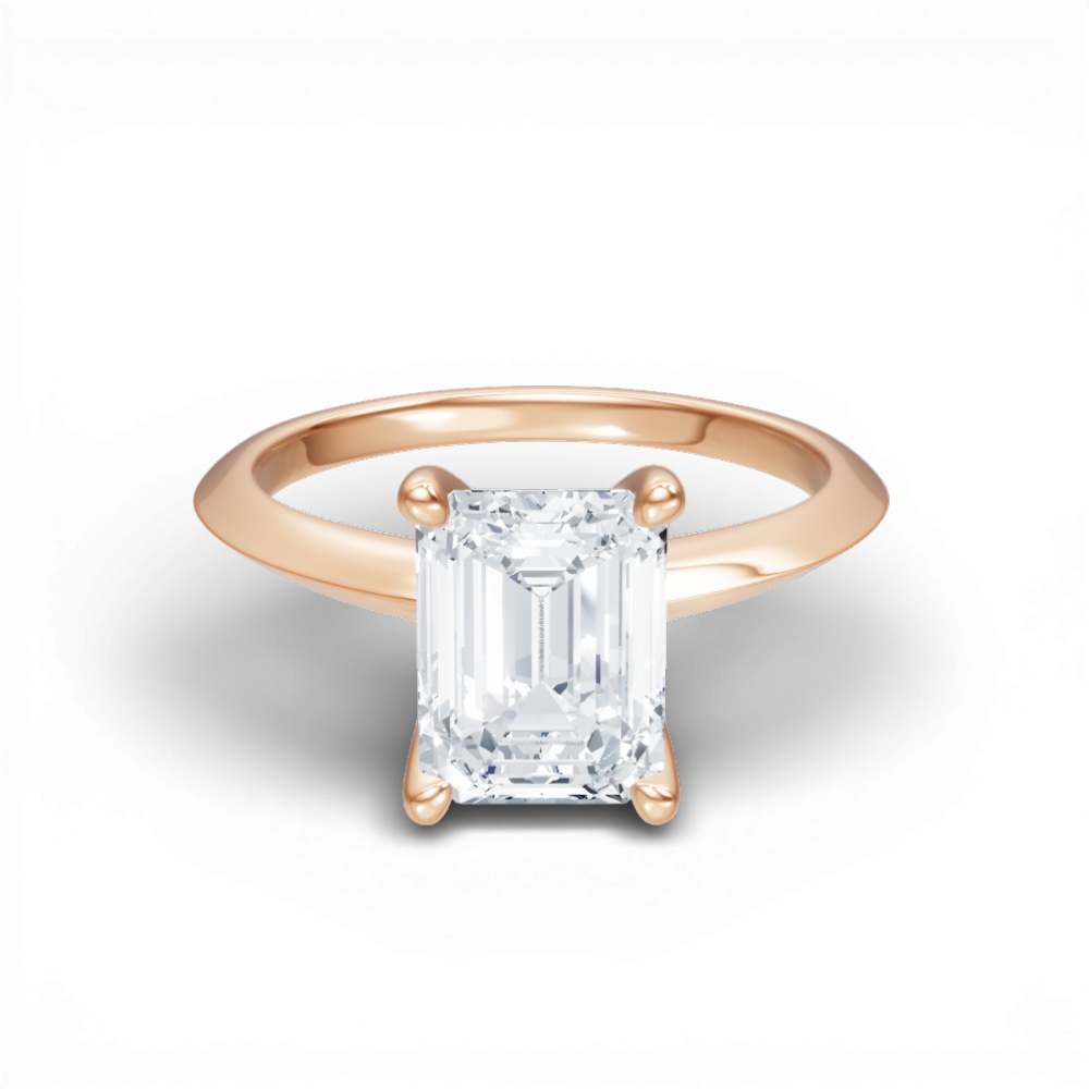 18kt rose gold/emerald/top sku 1ECZ1025