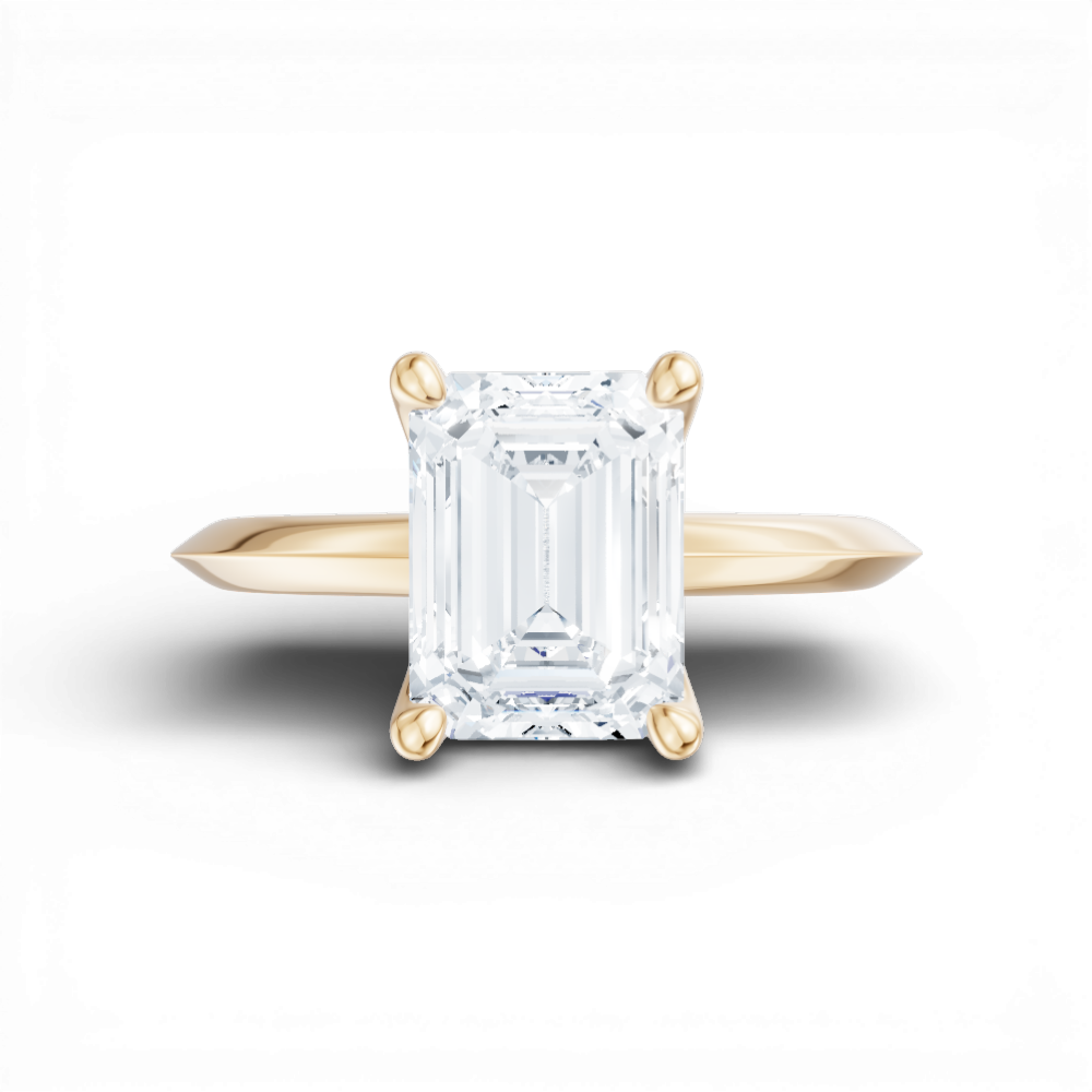 14kt yellow gold/18kt yellow gold/emerald/model