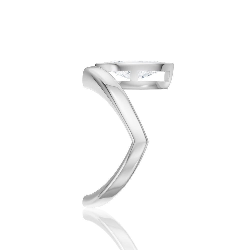 14kt white gold/18kt white gold/platinum/marquise/perspective