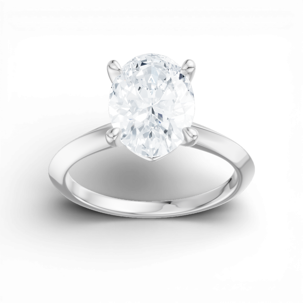 14kt white gold/18kt white gold/platinum/oval/measurements