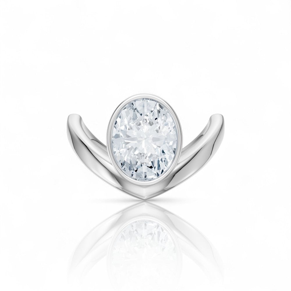 14kt white gold/18kt white gold/platinum/oval/top sku 1OZ7601