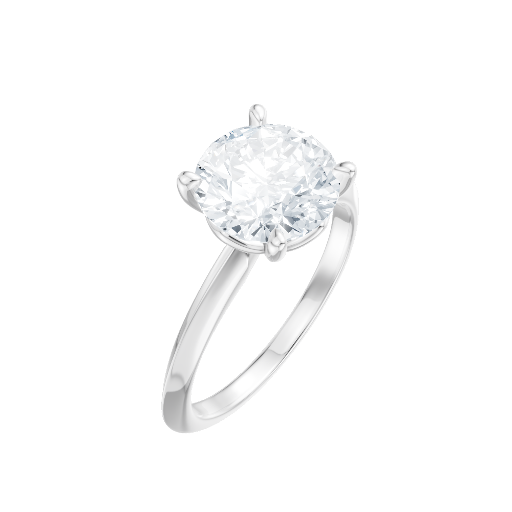 14kt white gold/18kt white gold/platinum/round/perspective