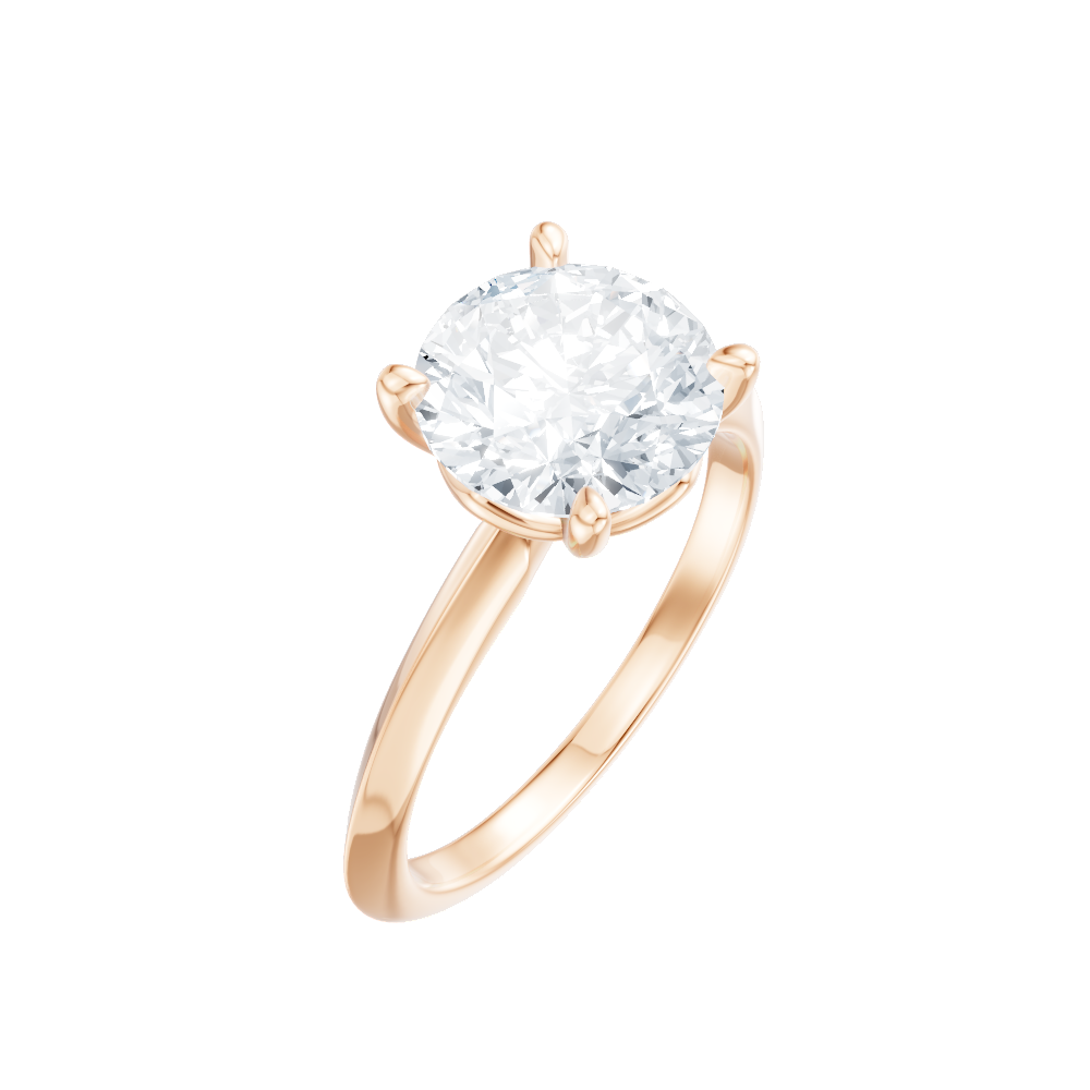 18kt rose gold/round/perspective