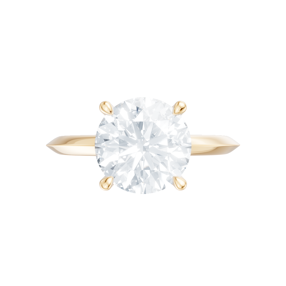 14kt yellow gold/18kt yellow gold/round/model