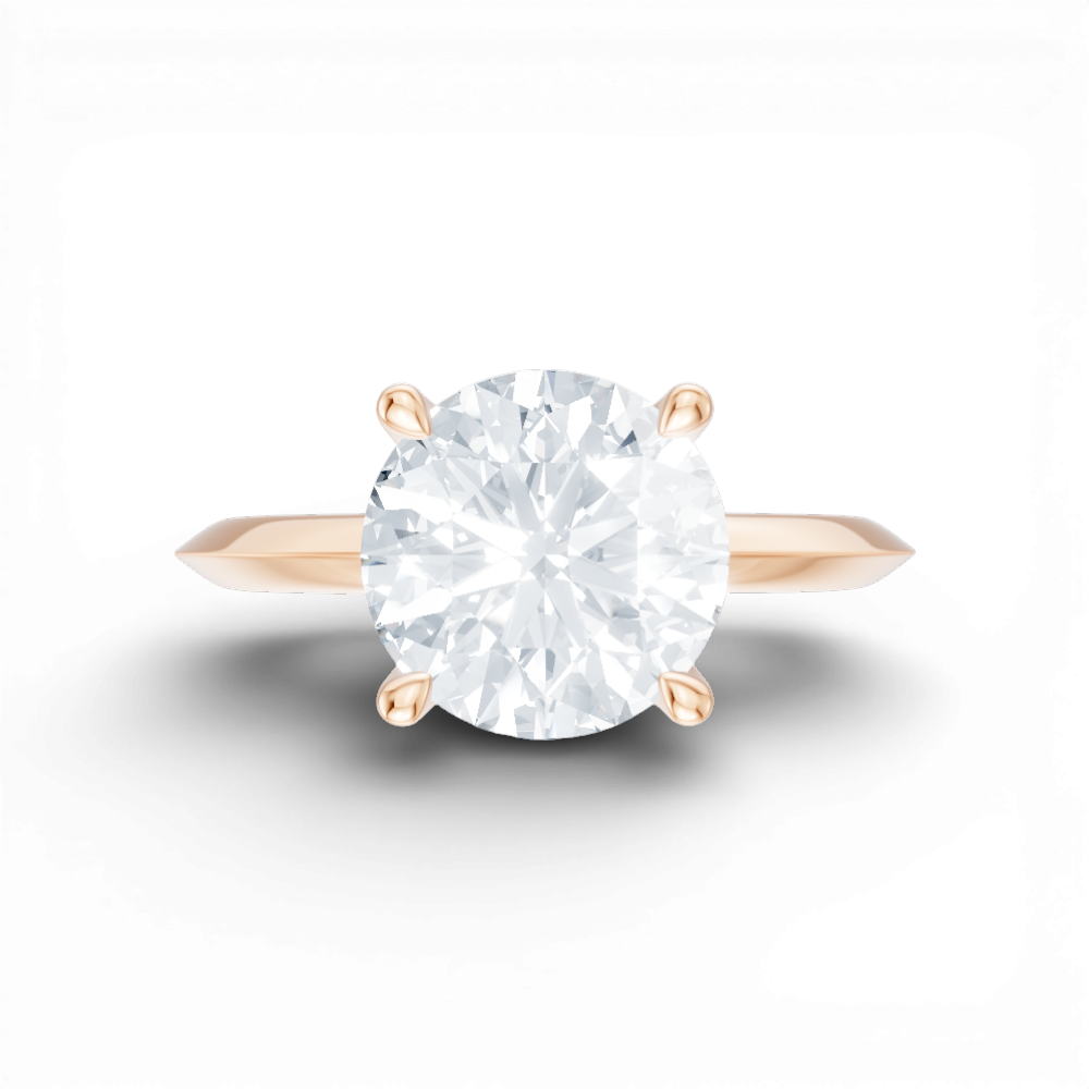 18kt rose gold/round/model